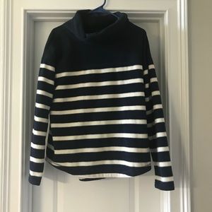 New With Tags Navy and White Striped Top by Chaps Size Medium